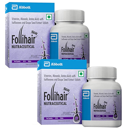 New Follihair Tablet for Hair Strength & Nourishment (30 Each) - Classic Derma