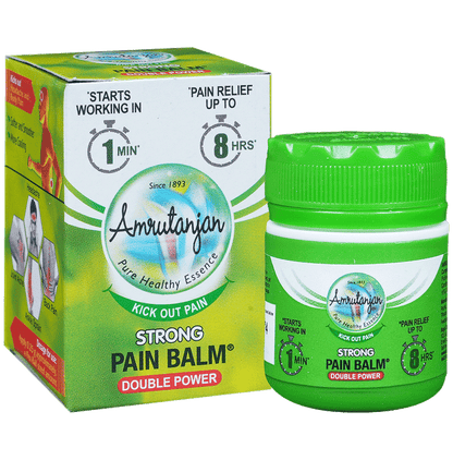 Amrutanjan Strong Double Power Pain Balm - Classic Derma