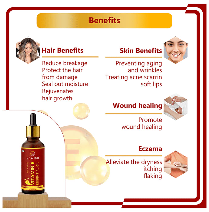 Newish Vitamin E 100% Pure Essential Oil