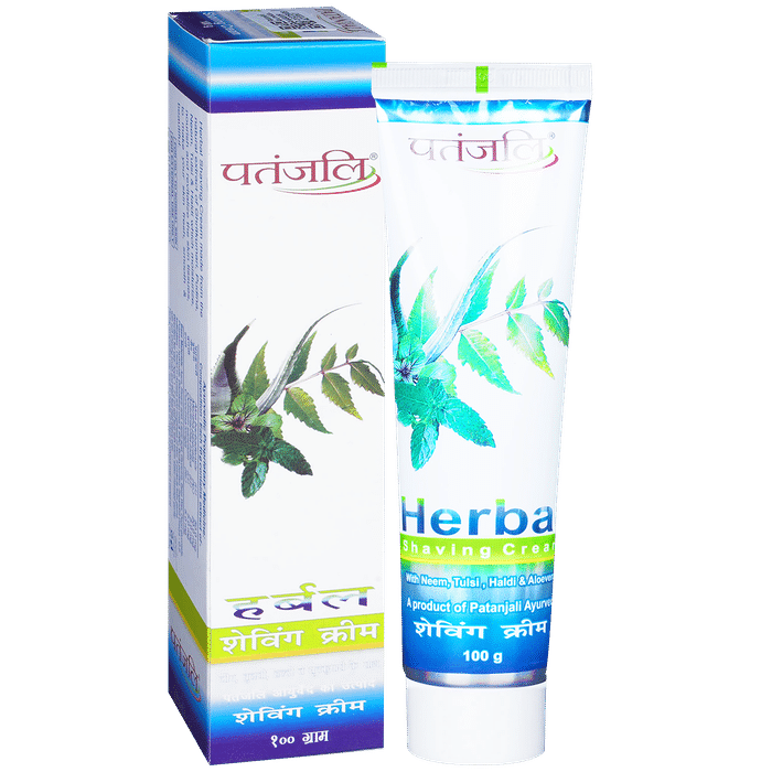 Patanjali Ayurveda Herbal Shaving Cream - Classic Derma
