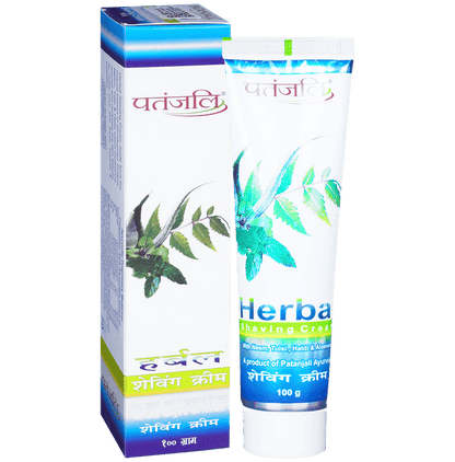 Patanjali Ayurveda Herbal Shaving Cream - Classic Derma