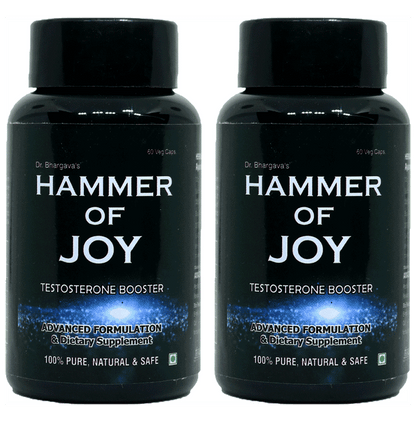 Dr.Bhargav’s Hammer of Joy Veg Capsule (60 Each) - Classic Derma