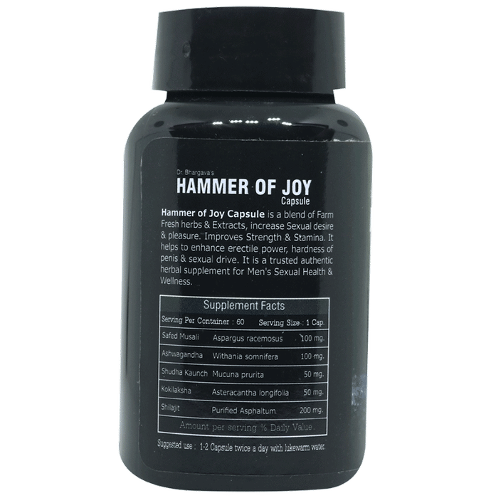 Dr.Bhargav’s Hammer of Joy Veg Capsule (60 Each)