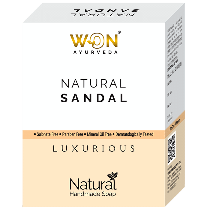 Won Ayurveda Natural Sandal Luxurious Handmade Soap - Classic Derma