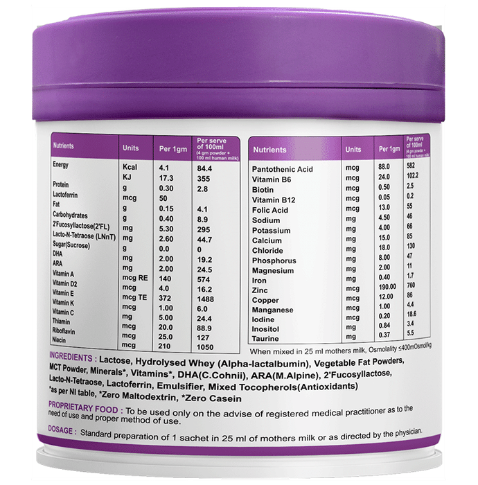 NiQu HMoF Human Milk Fortifier Sachet (1gm Each)