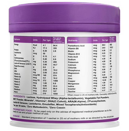 NiQu HMoF Human Milk Fortifier Sachet (1gm Each)