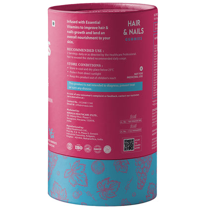 Nirvasa Hair & Nails Gummies (60 Each)