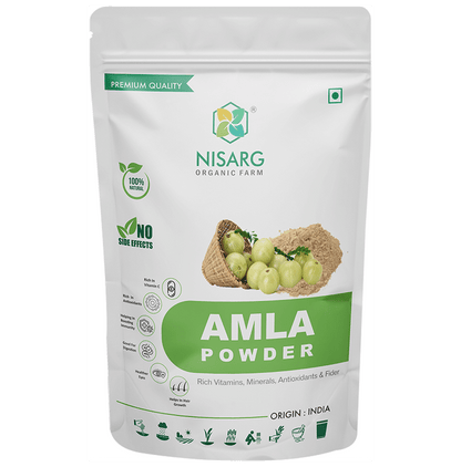 Nisarg Organic Farm Amla Powder - Classic Derma