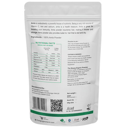 Nisarg Organic Farm Amla Powder