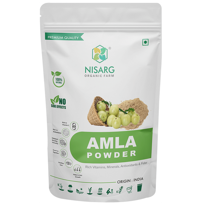 Nisarg Organic Farm Amla Powder - Classic Derma