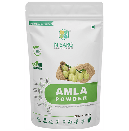 Nisarg Organic Farm Amla Powder - Classic Derma