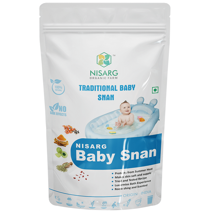 Nisarg Organic Farm Baby Snan Powder - Classic Derma