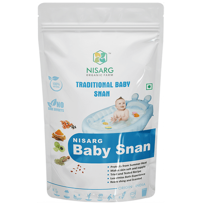 Nisarg Organic Farm Baby Snan Powder - Classic Derma