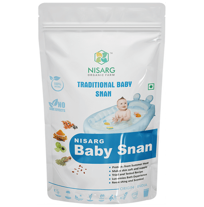 Nisarg Organic Farm Baby Snan Powder - Classic Derma