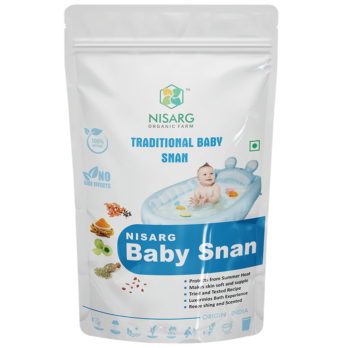 Nisarg Organic Farm Baby Snan Powder - Classic Derma