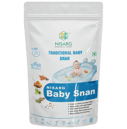 Nisarg Organic Farm Baby Snan Powder - Classic Derma