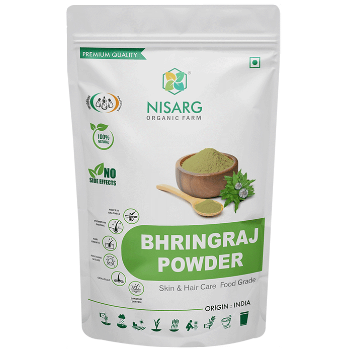 Nisarg Organic Farm Bhringraj Powder - Classic Derma