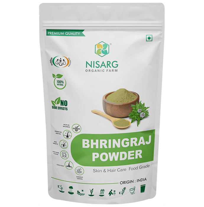 Nisarg Organic Farm Bhringraj Powder - Classic Derma