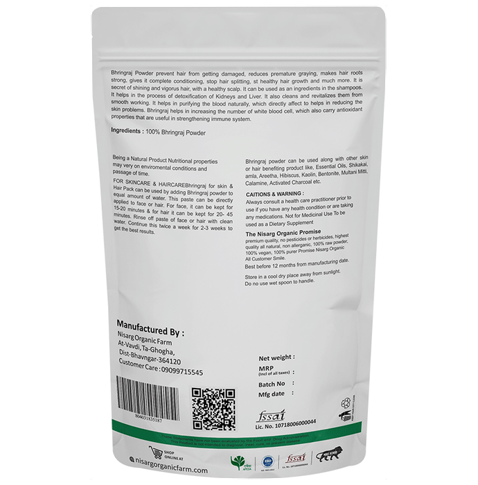 Nisarg Organic Farm Bhringraj Powder