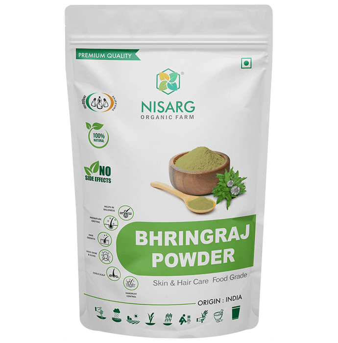 Nisarg Organic Farm Bhringraj Powder - Classic Derma