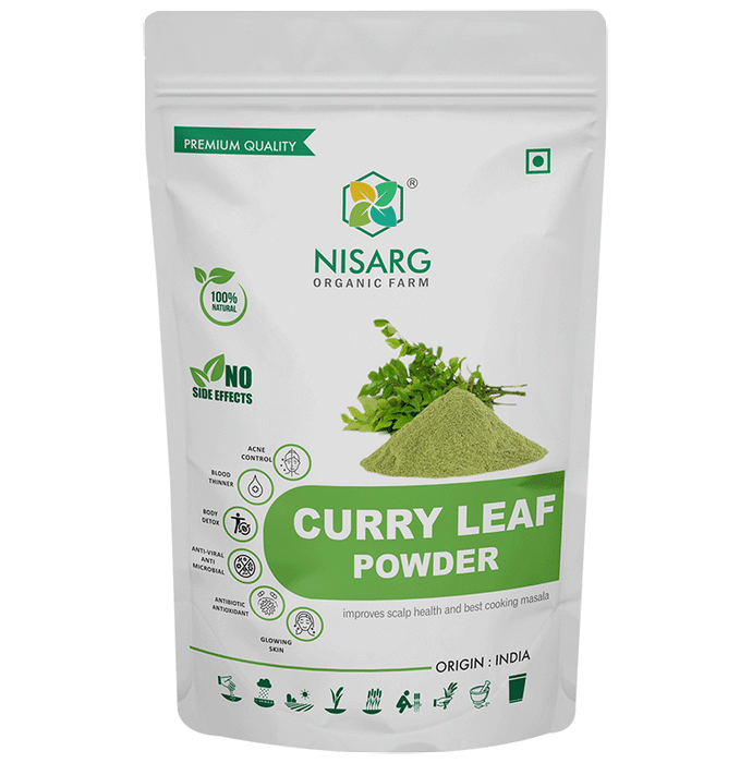 Nisarg Organic Farm Curry Leaf Powder - Classic Derma