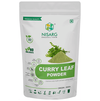 Nisarg Organic Farm Curry Leaf Powder - Classic Derma