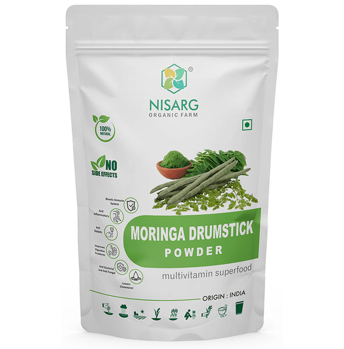 Nisarg Organic Farm Moringa Drumstick Powder - Classic Derma