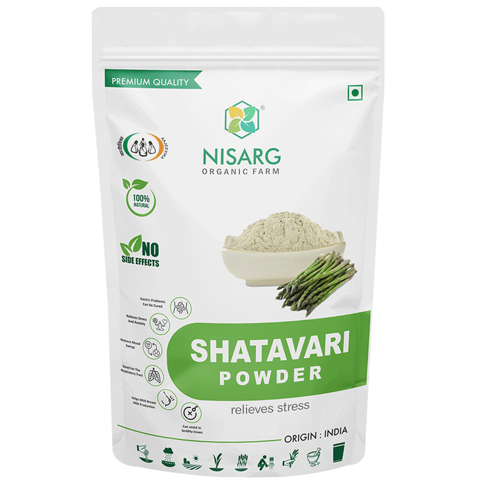 Nisarg Organic Farm Premium Quality Shatavari Powder - Classic Derma