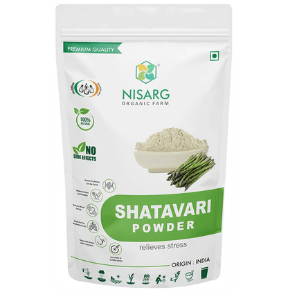 Nisarg Organic Farm Premium Quality Shatavari Powder - Classic Derma