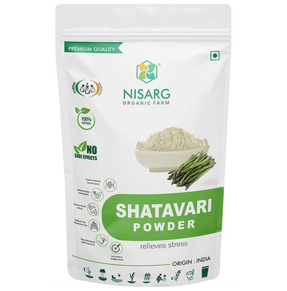 Nisarg Organic Farm Premium Quality Shatavari Powder - Classic Derma