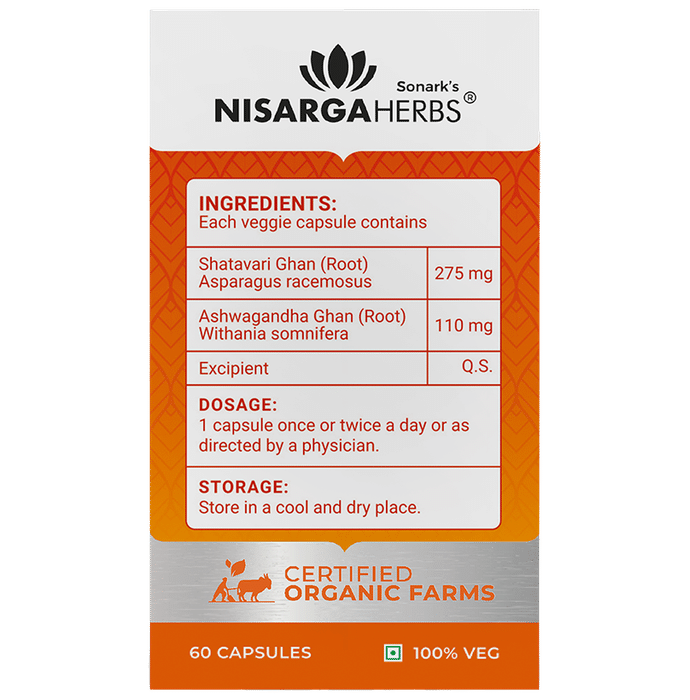 Nisarga Herbs Usha Veggie Caps