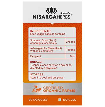 Nisarga Herbs Usha Veggie Caps