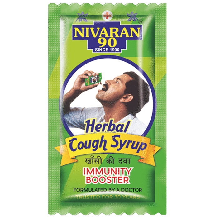 Nivaran 90 Herbal Cough Syrup (8ml Each) - Classic Derma