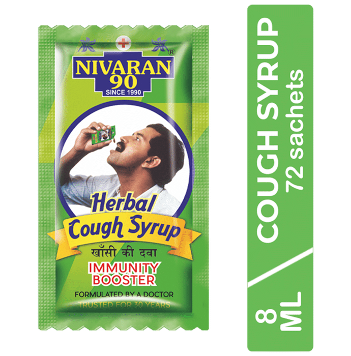 Nivaran 90 Herbal Cough Syrup (8ml Each)
