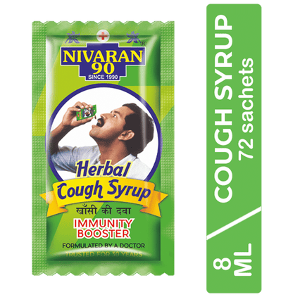 Nivaran 90 Herbal Cough Syrup (8ml Each)