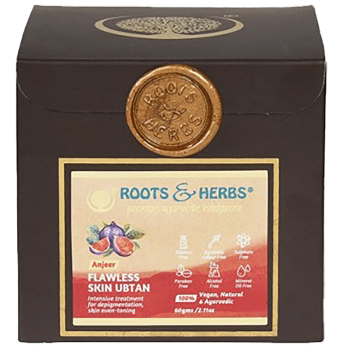 Roots and Herbs Anjeer Flawless Skin Ubtan - Classic Derma
