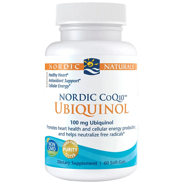 Nordic Naturals Coq10 Ubiquinol 100mg Soft Gels - Classic Derma
