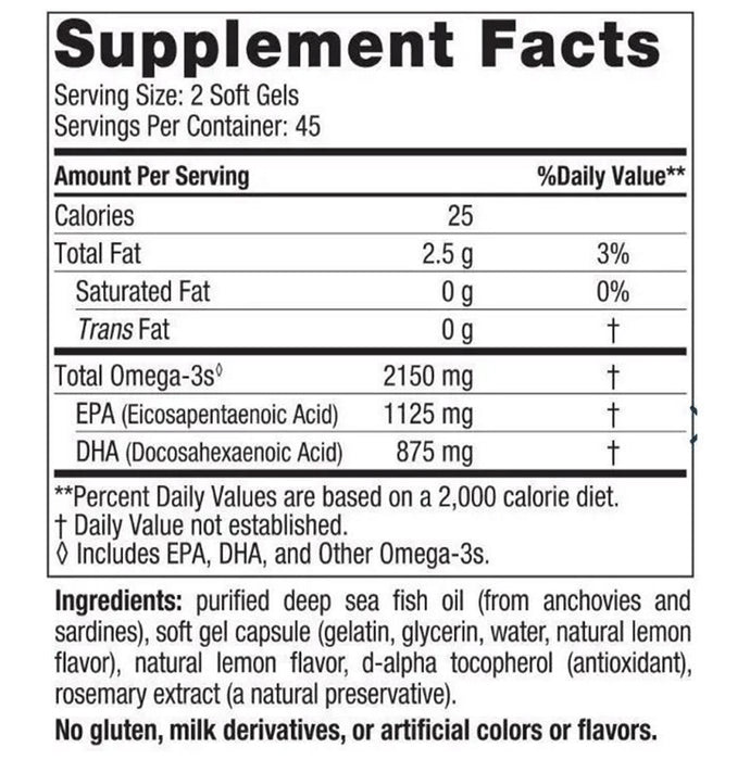 Nordic Naturals Ultimate Omega 2X