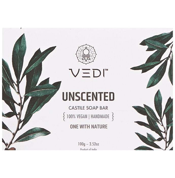 Vedi Castile Unscented Soap - Classic Derma