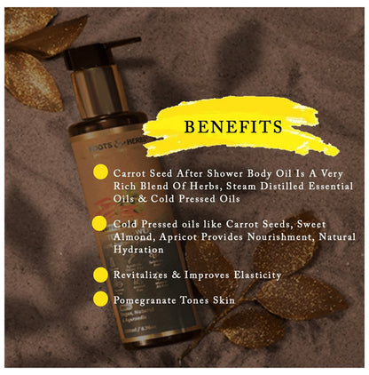 Roots and Herbs Carrot Seed After Shower Oil