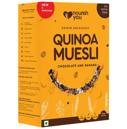 Nourish You Quinoa Muesli - Chocolate - Classic Derma