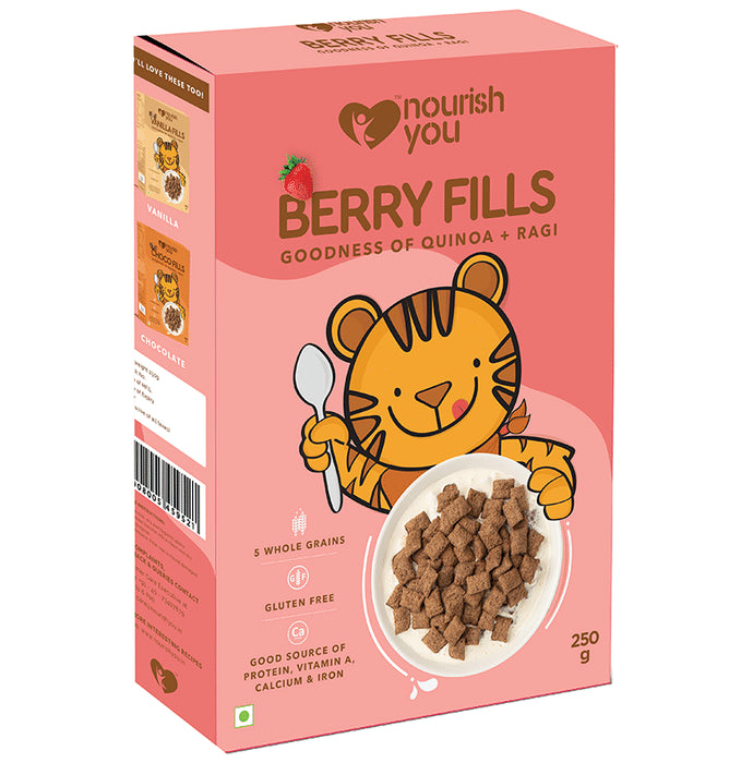 Nourish You Strawberry Fills Goodness of Quinoa + Ragi - Classic Derma