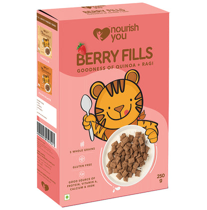 Nourish You Strawberry Fills Goodness of Quinoa + Ragi - Classic Derma