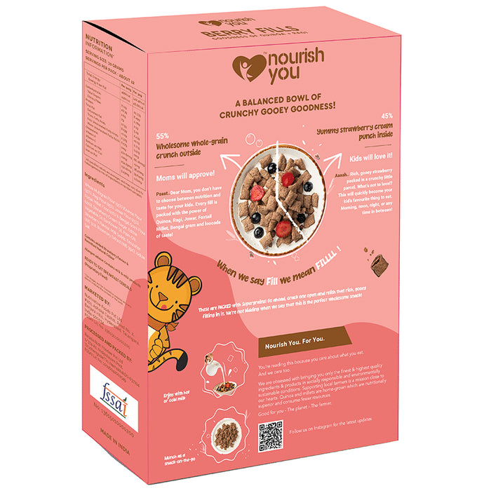 Nourish You Strawberry Fills Goodness of Quinoa + Ragi