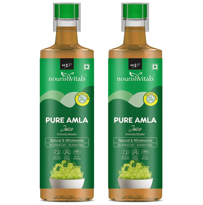 NourishVitals Pure Amla Juice (500ml Each)