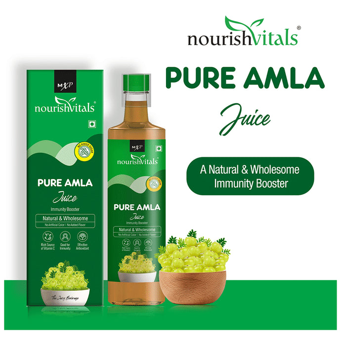 NourishVitals Pure Amla Juice (500ml Each)