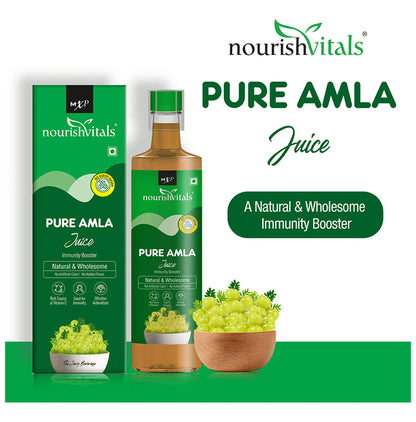 NourishVitals Pure Amla Juice (500ml Each)