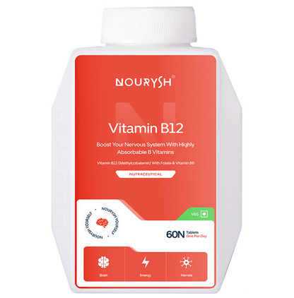 Nourysh Vitamin B12 (Methylcobalamin) 1500 mcg (Methylcobalamin) Tablet - Classic Derma