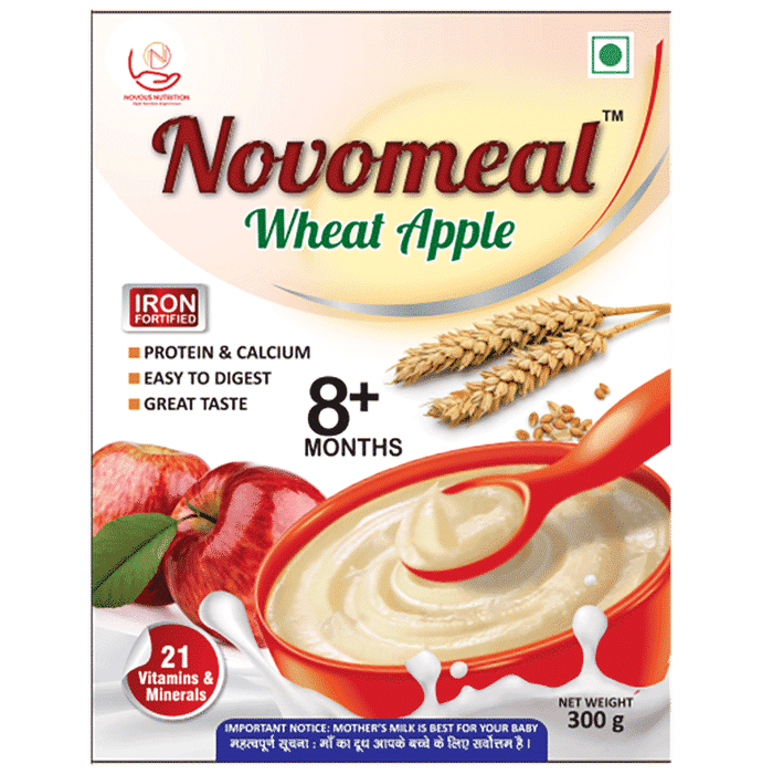 Novomeal Novomeal Wheet Apple Powder for 8+ Months - Classic Derma