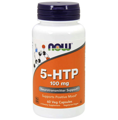 Now Foods 5-HTP 100mg Veg Capsule - Classic Derma